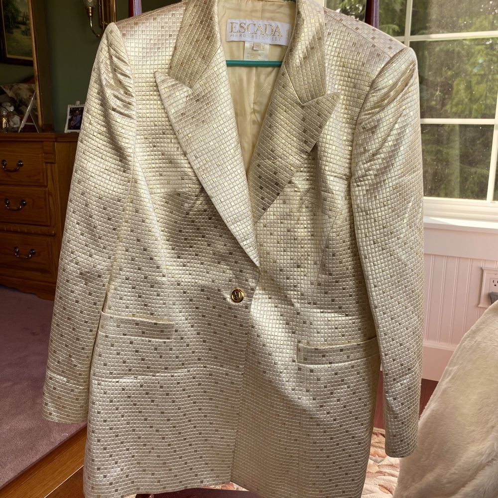 Vintage Escada Margaretha Ley silk jacket SZ 40